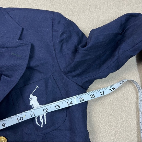 Polo Ralph Lauren Blazer Womens 00P Navy Blue Team USA 2016 Paralympics Wool NWT - Picture 5 of 13